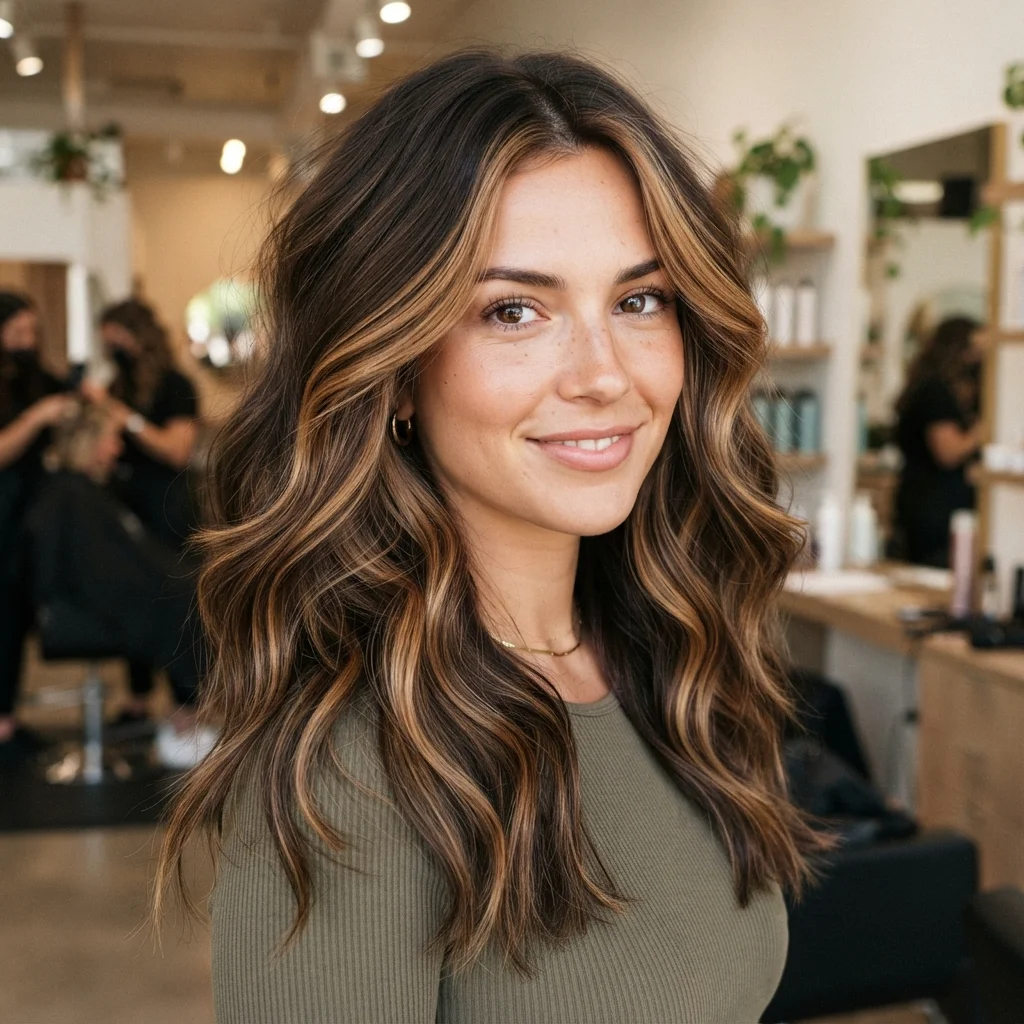Chunky Caramel Highlights