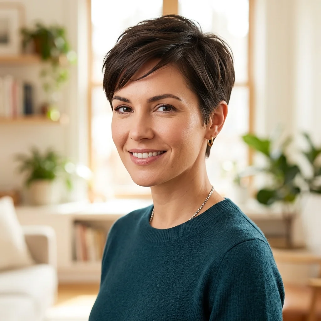 Classic Cropped Pixie Hair