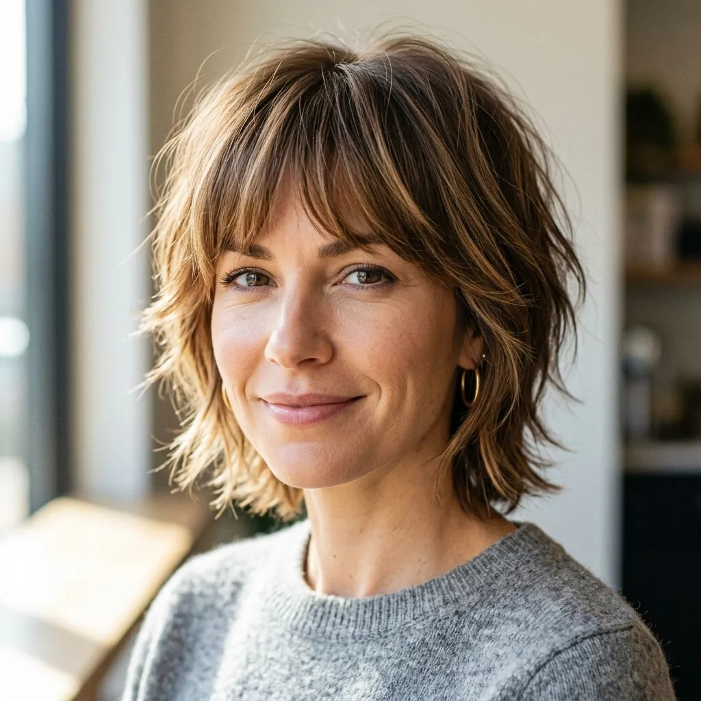 Classic Short Shag with Modern Texture