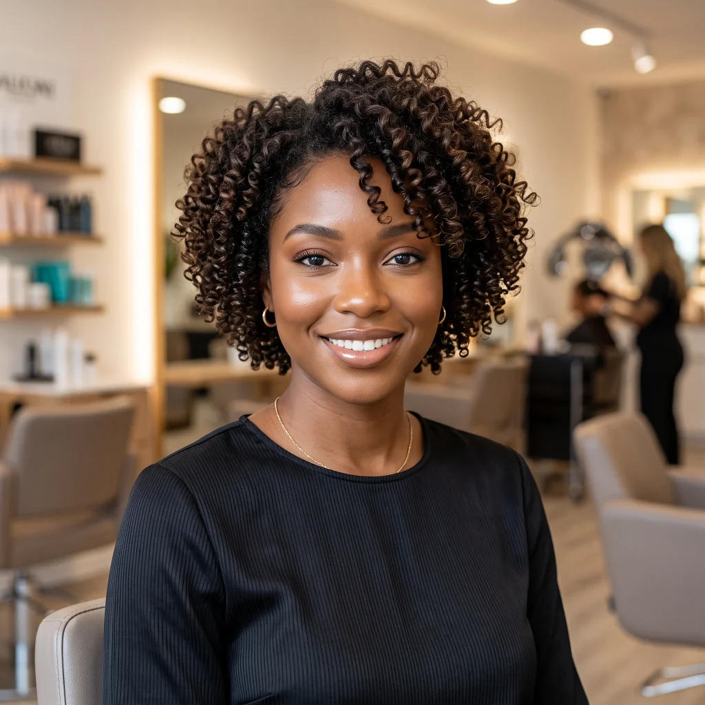 Curly Layered Crop