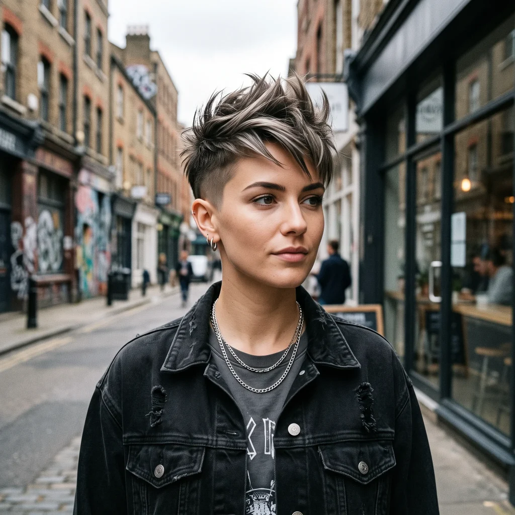 Faux Hawk Pixie Cut