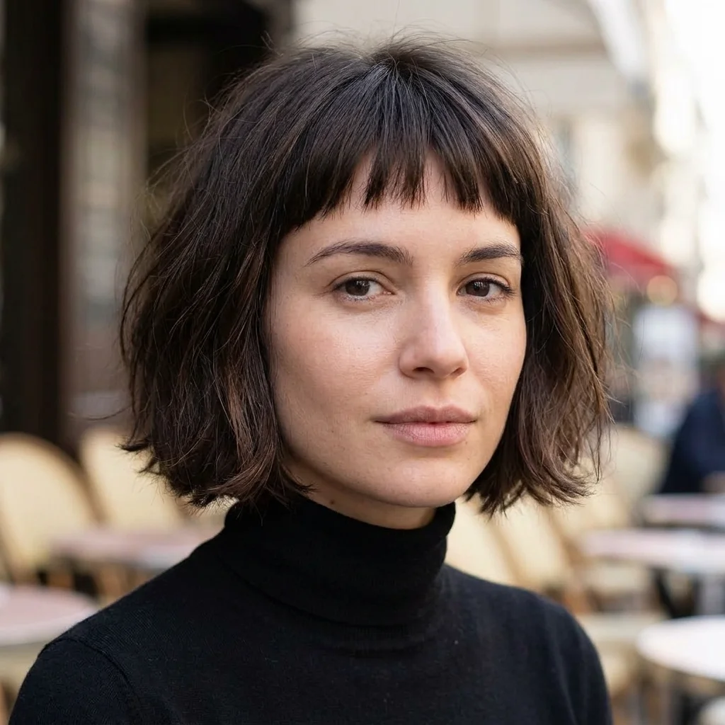 French-Inspired Micro Bangs