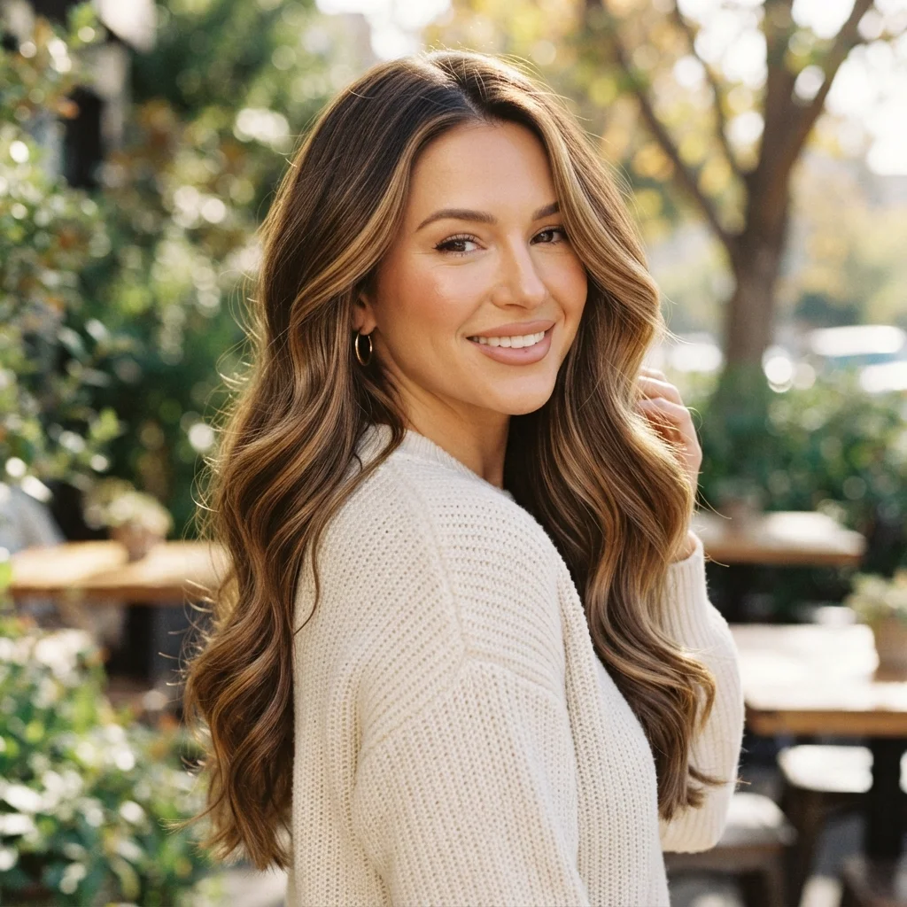 Golden Caramel Highlights