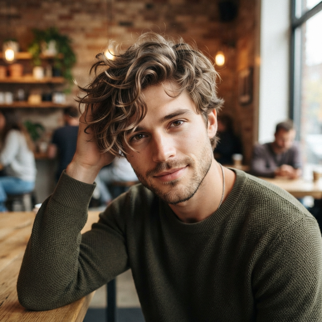 Messy Wavy Hairstyle