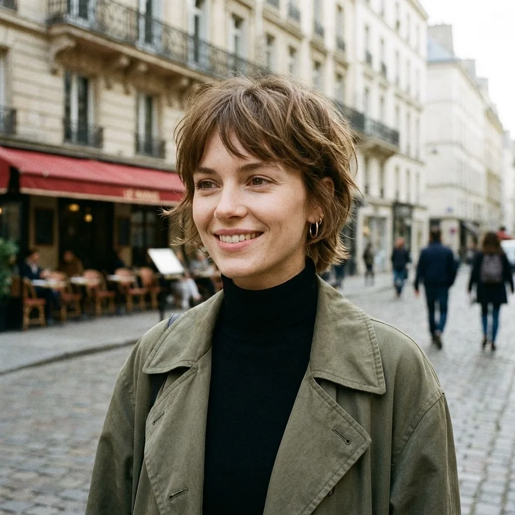 Modern French Cropped Hair