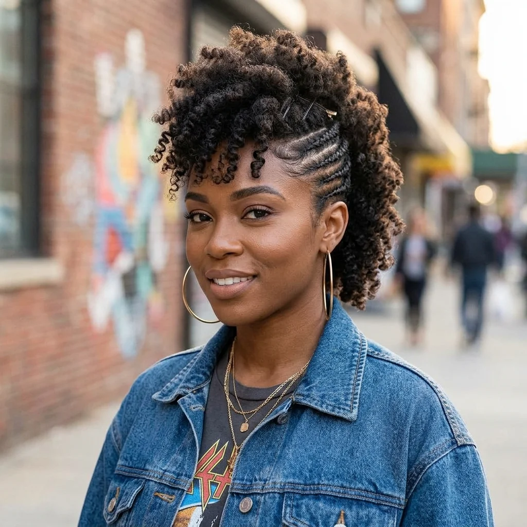 Natural Faux Hawk