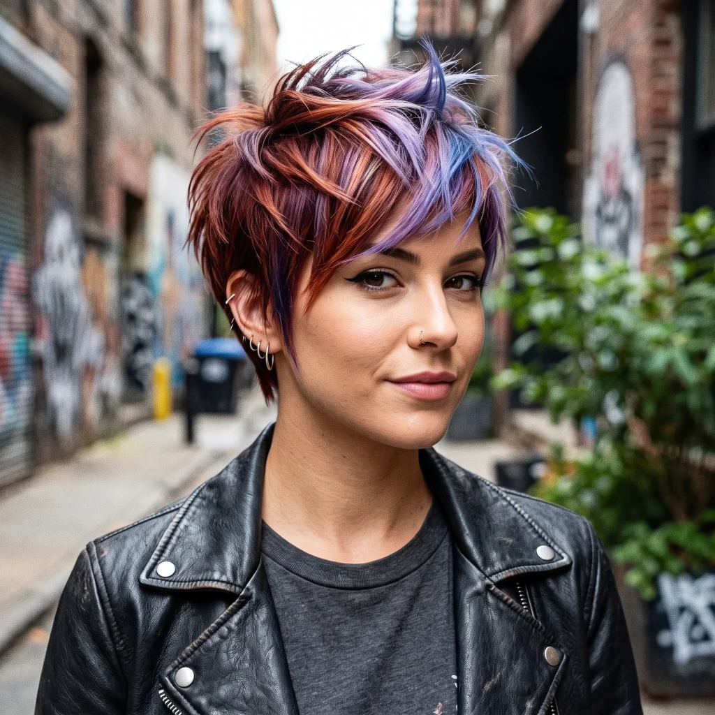 Pixie with Bold Fashion Colour