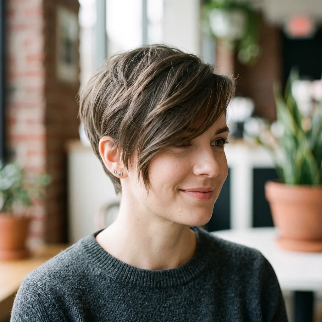 Side-Swept Pixie