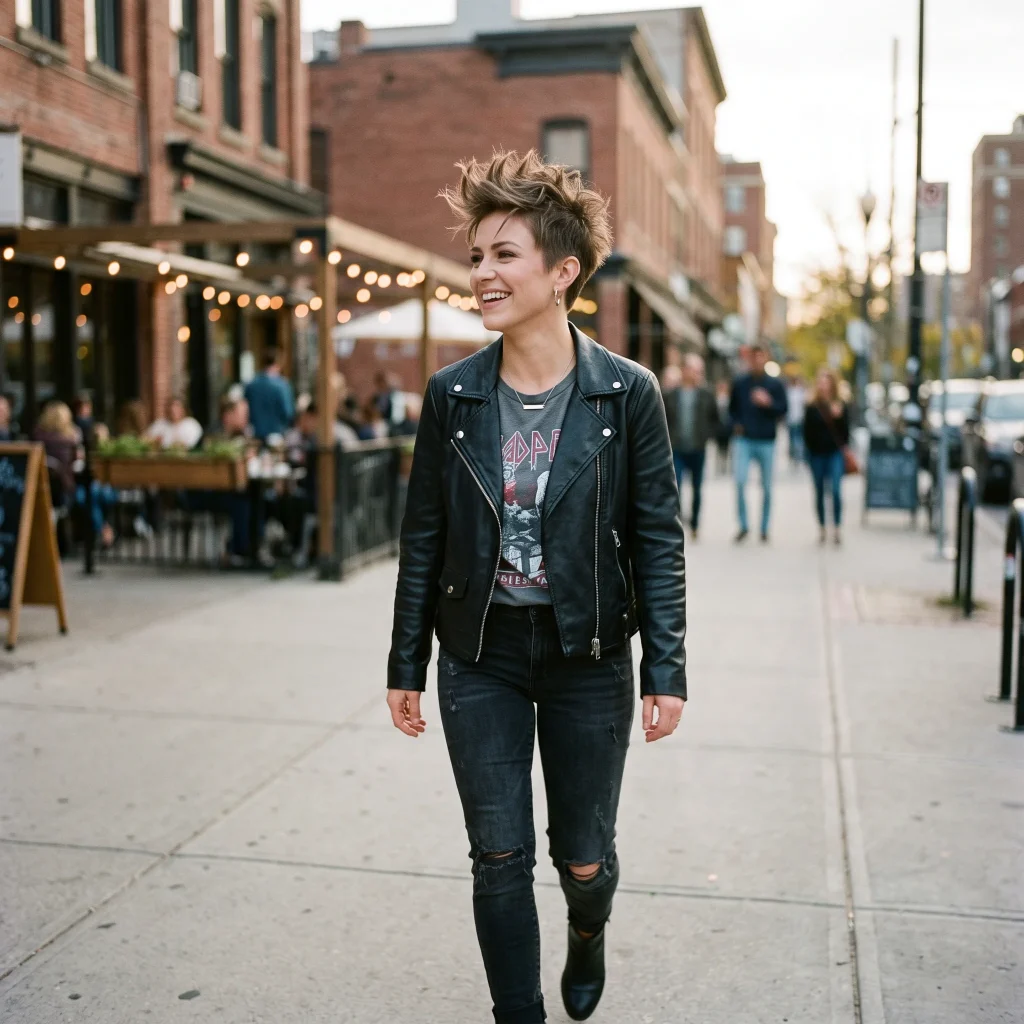 Spiky Pixie Cut