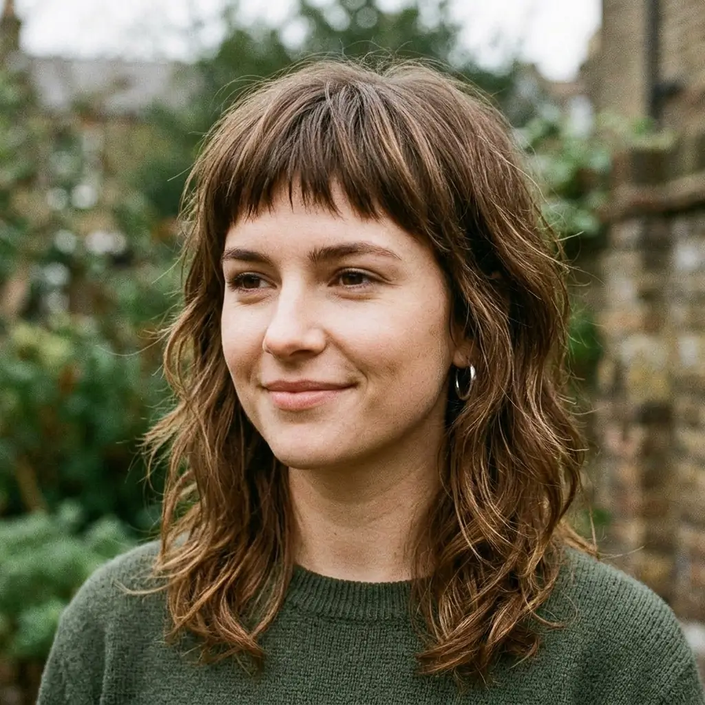 Textured Micro Bangs