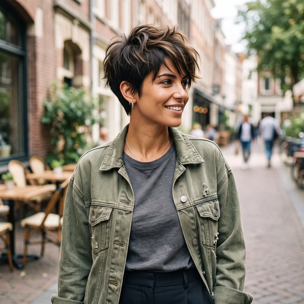 Textured Pixie Cut