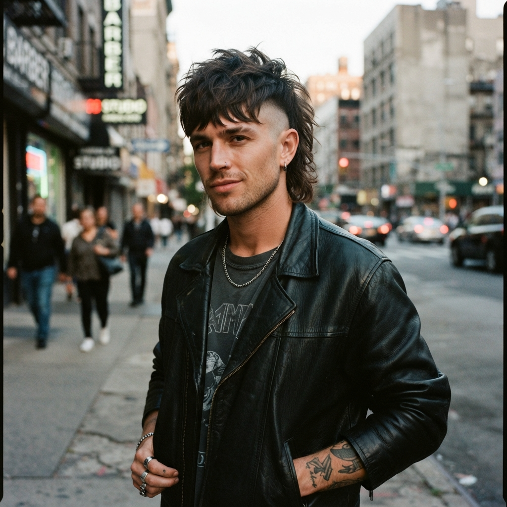 Undercut Wolf Cut for Men