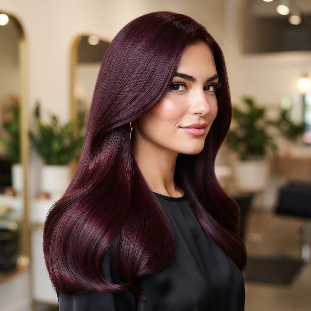 Velvet Burgundy Hair