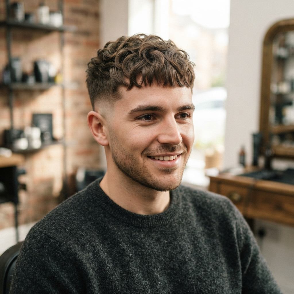 Wavy Caesar Cut