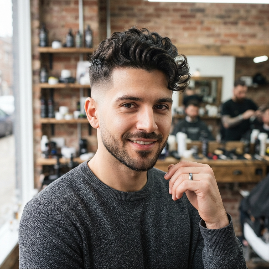 Wavy Faux Hawk