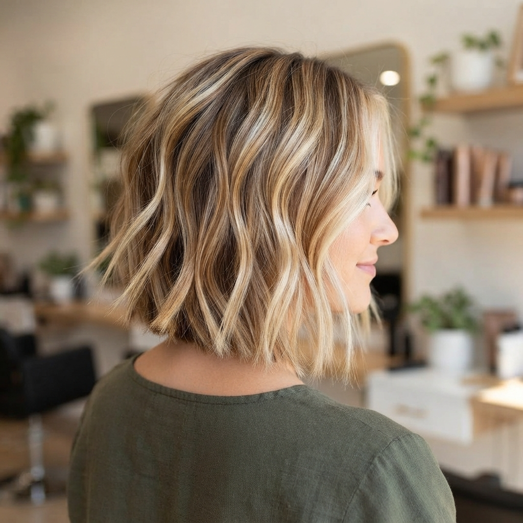 Blonde and Caramel Balayage Mix