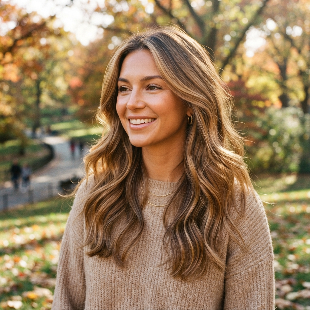 Bronde with Warm Highlights