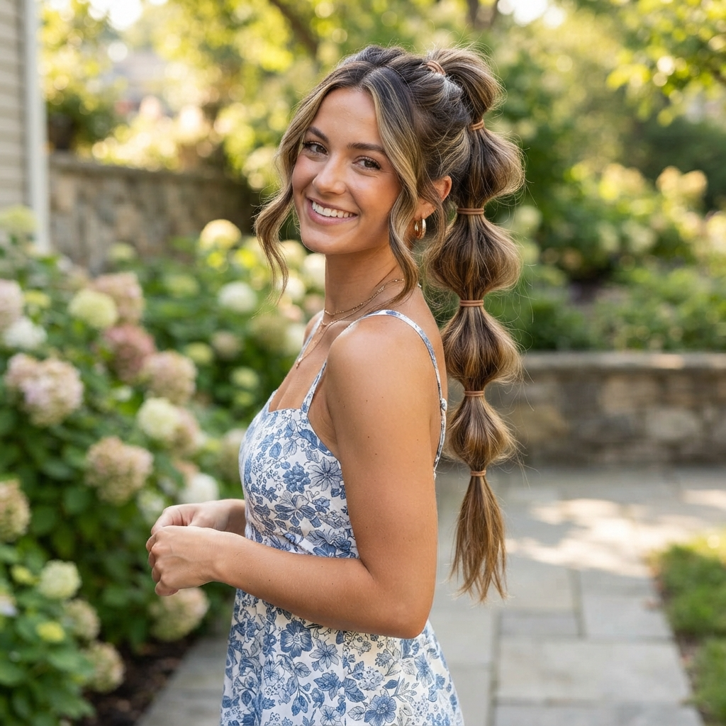 Bubble Ponytail