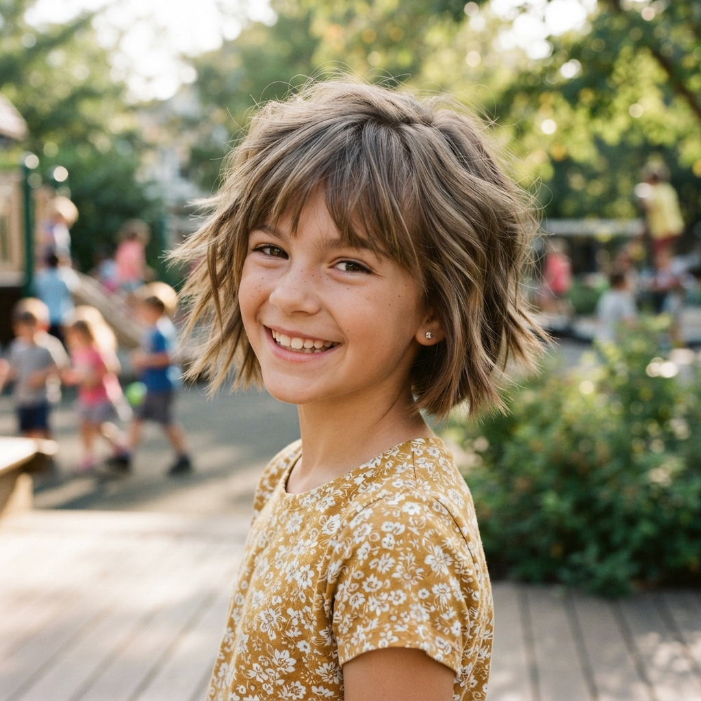 Choppy Short Bob