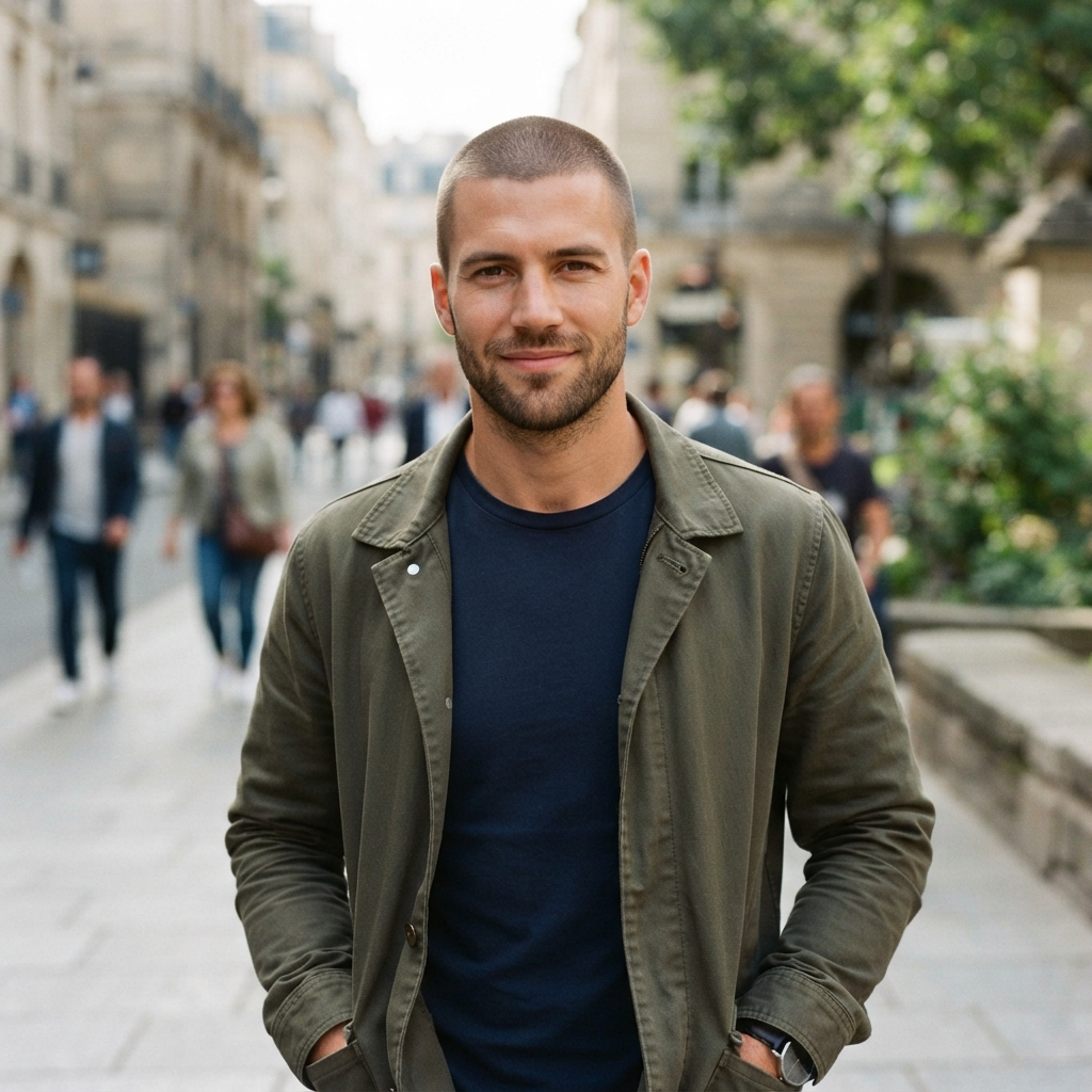 Classic Buzz Cut Men