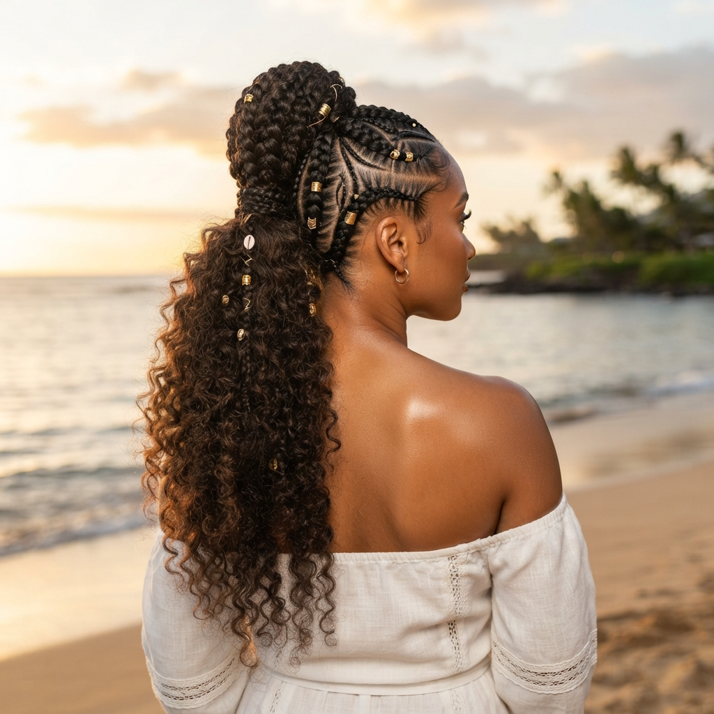 Goddess Braided Ponytail