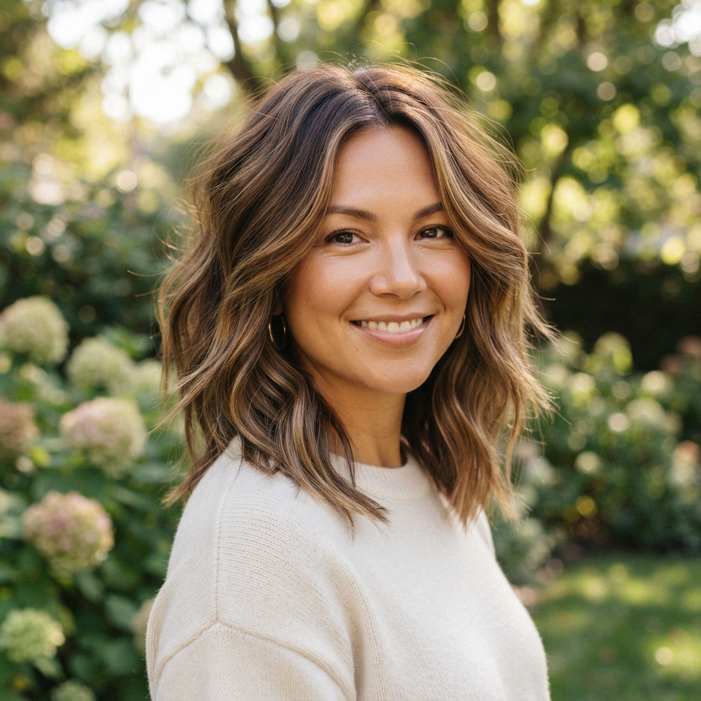 Layered Lob Haircut