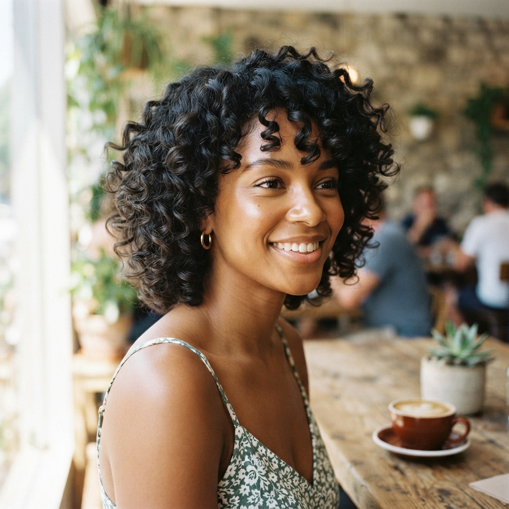Layered Short Curls