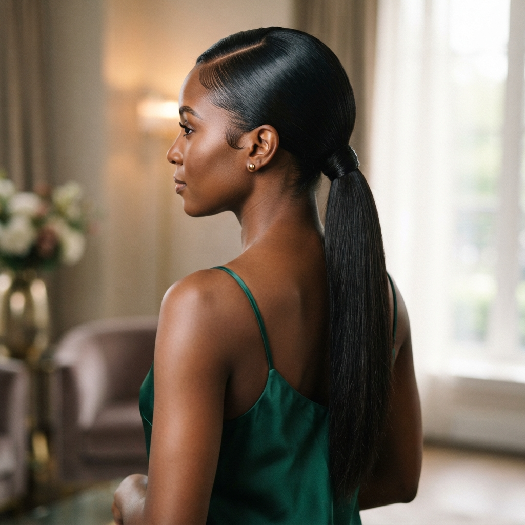 Low Sleek Ponytail
