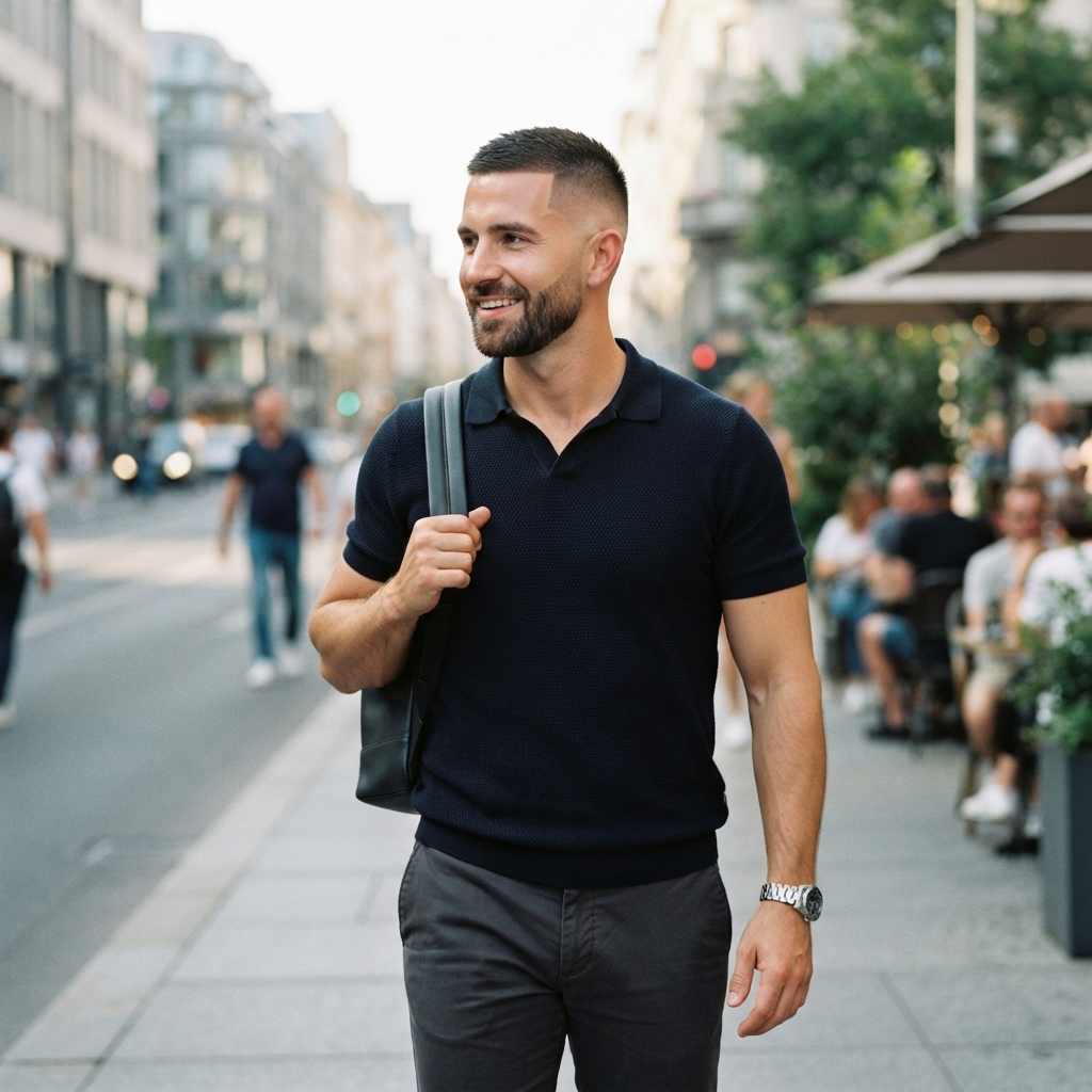 Modern Buzz Cut Men