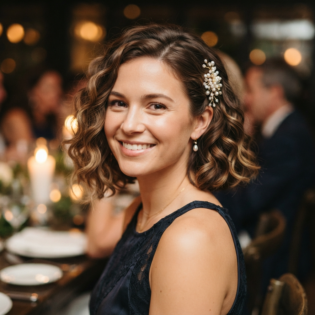 Romantic Curly Bob