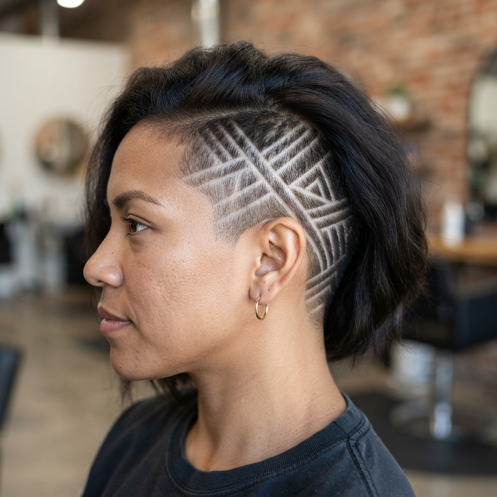 Shaved Line Art