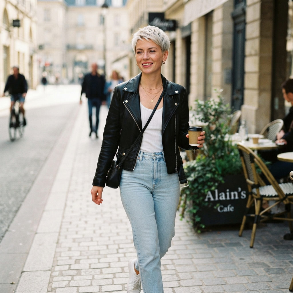 Short Blonde Crop