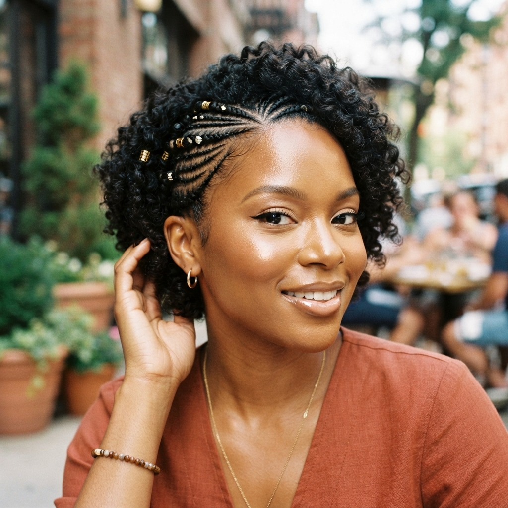 Short Braided Hairstyle