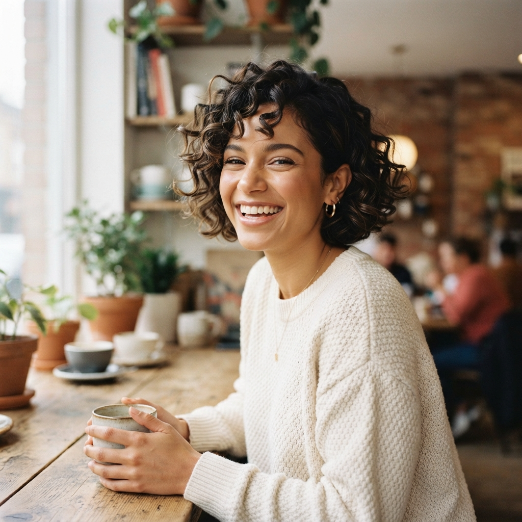 Short Curly Bob