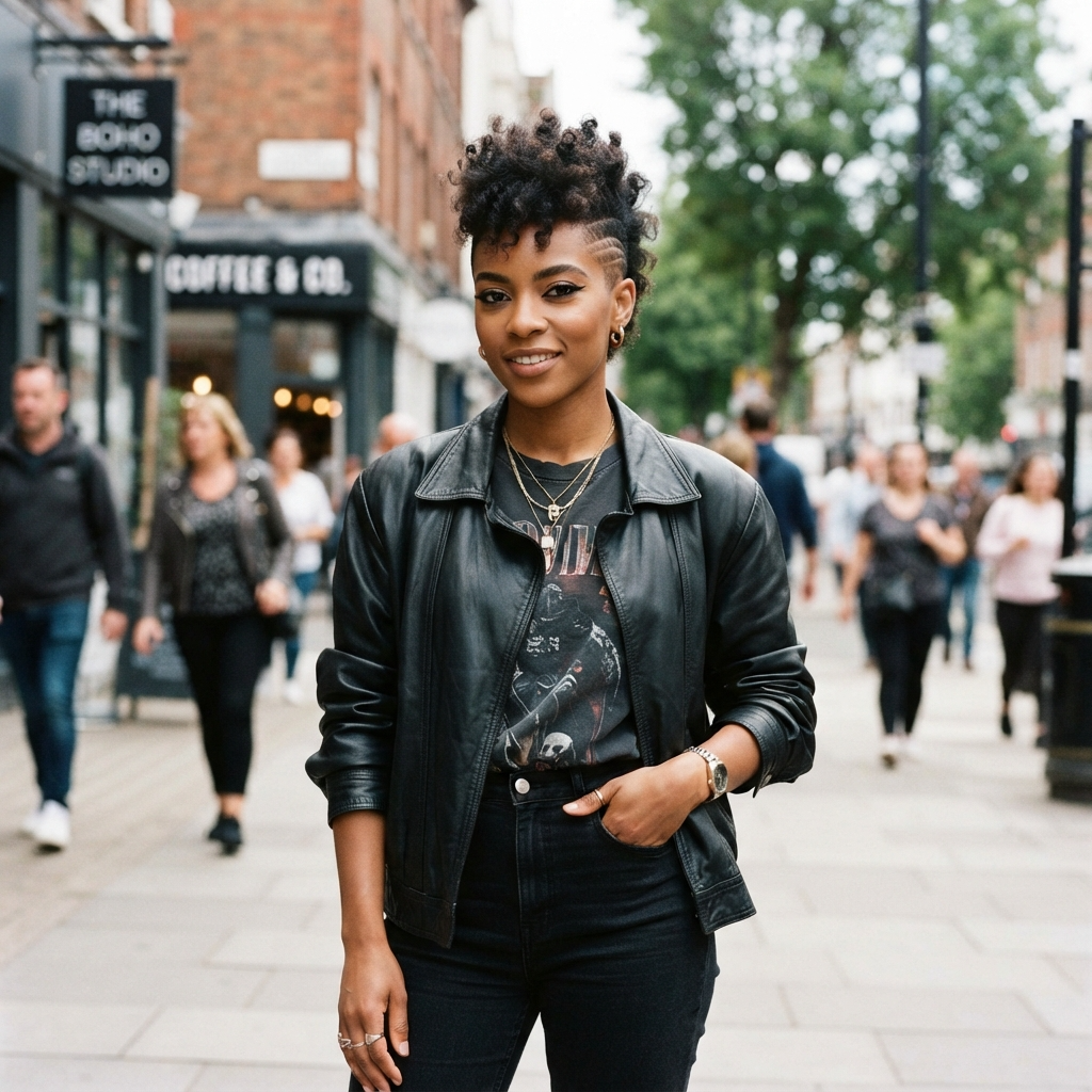 Short Mohawk-Inspired Cut