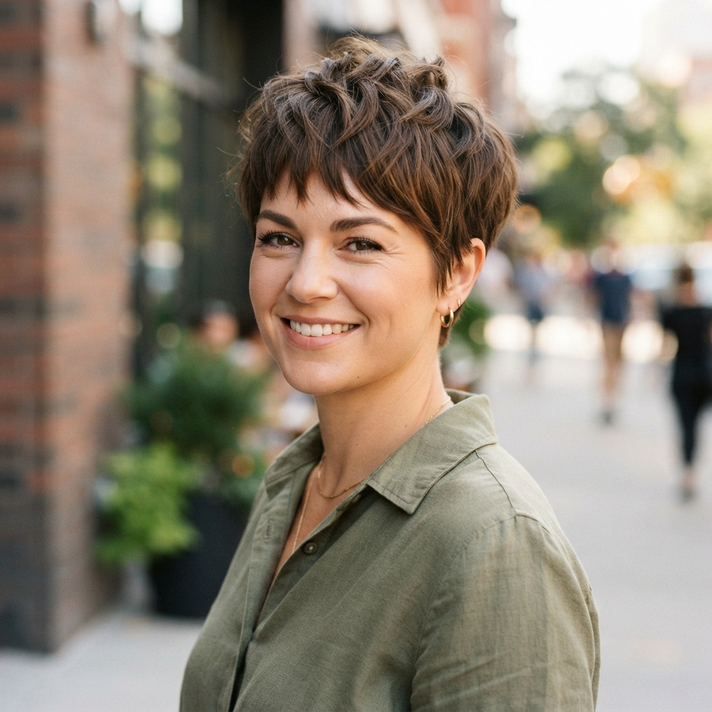 Textured Pixie Cut