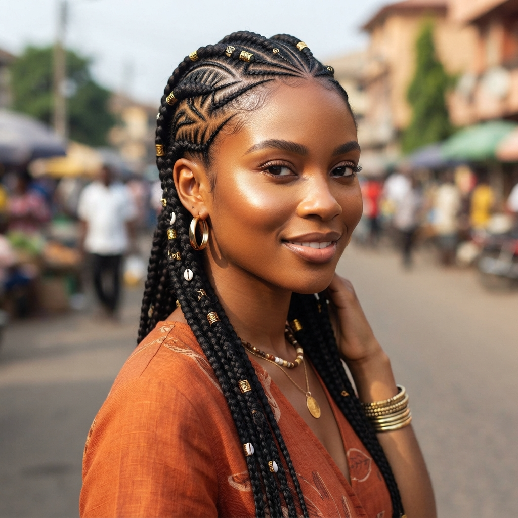 Tribal Cornrow Braids