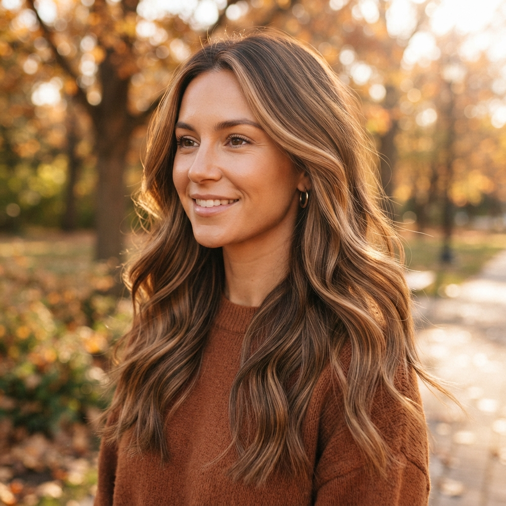 Warm Caramel Highlights