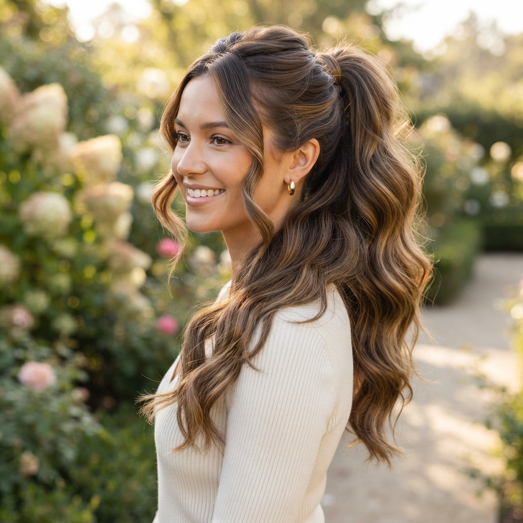 Wavy Ponytail