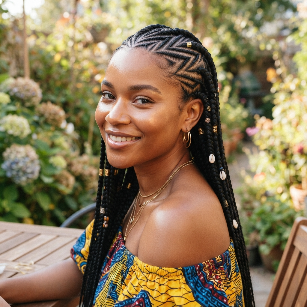Zigzag Cornrow Braids