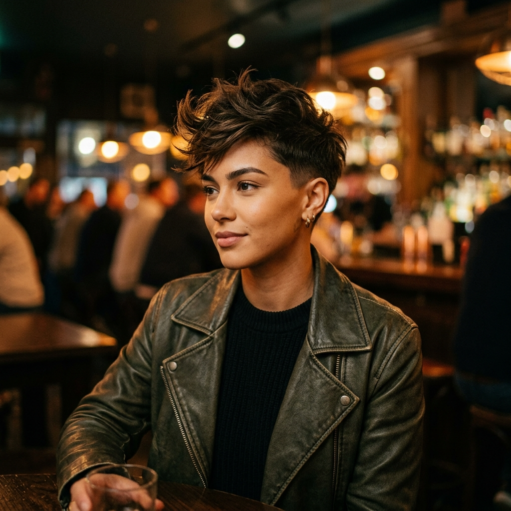 1. Soft Faux Hawk