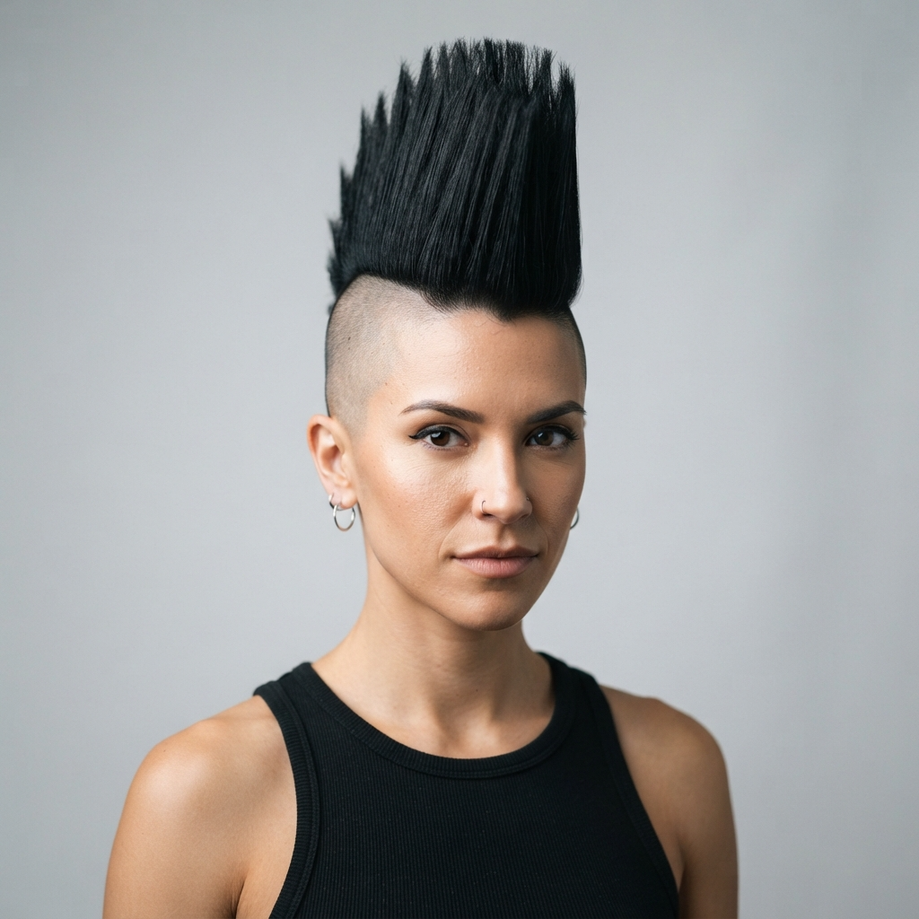 Short punk haircuts