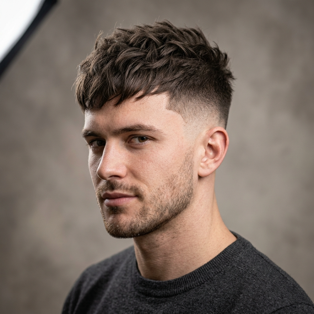 10. Textured Undercut Crop