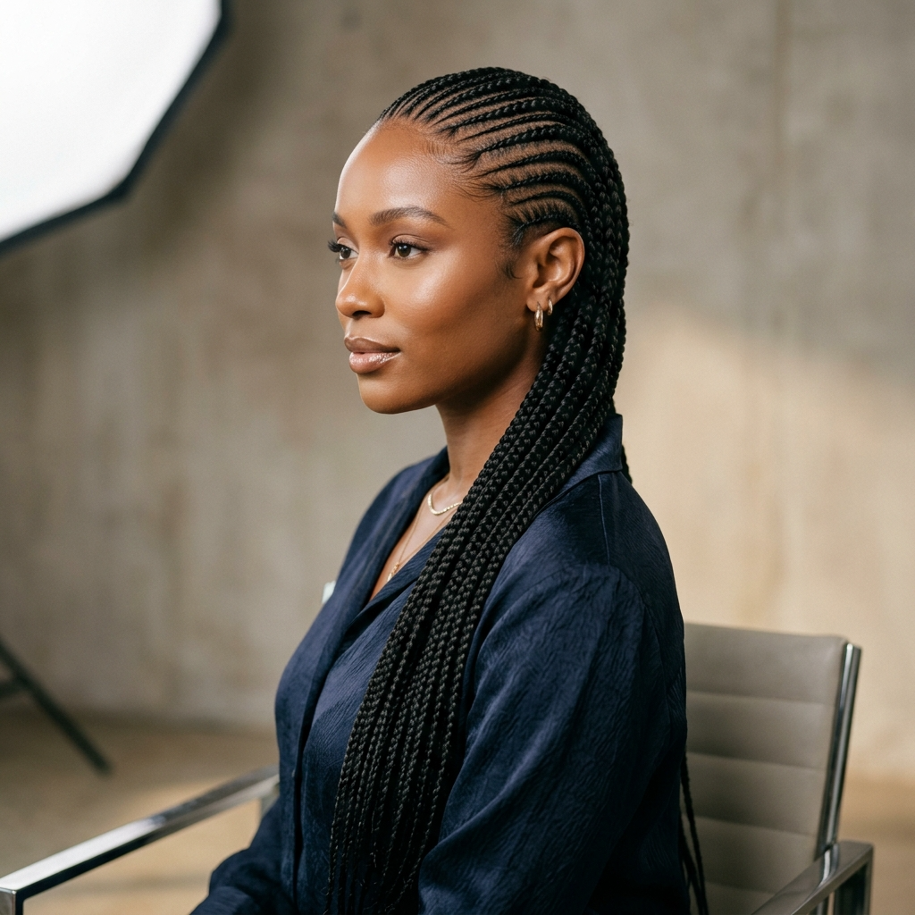12. Feed-In Cornrows