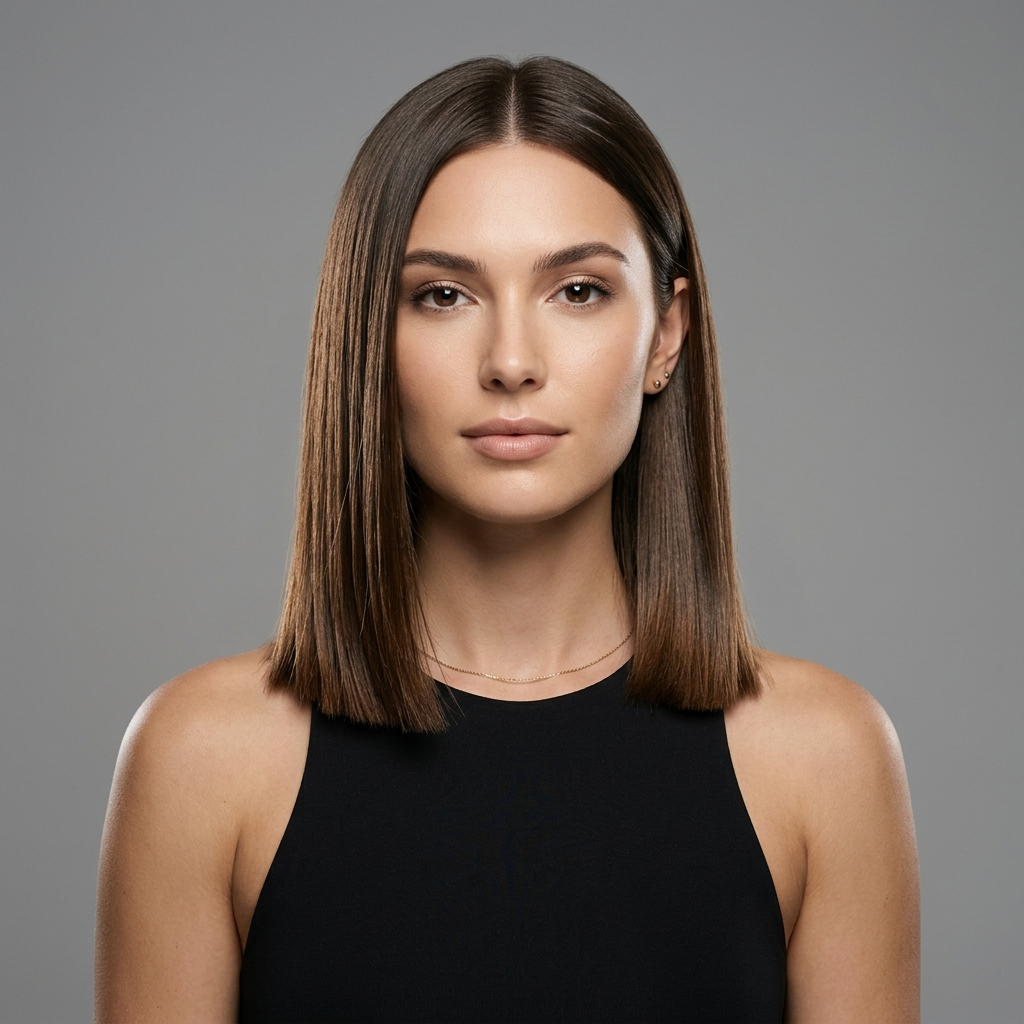 13. The Blunt Collarbone Lob