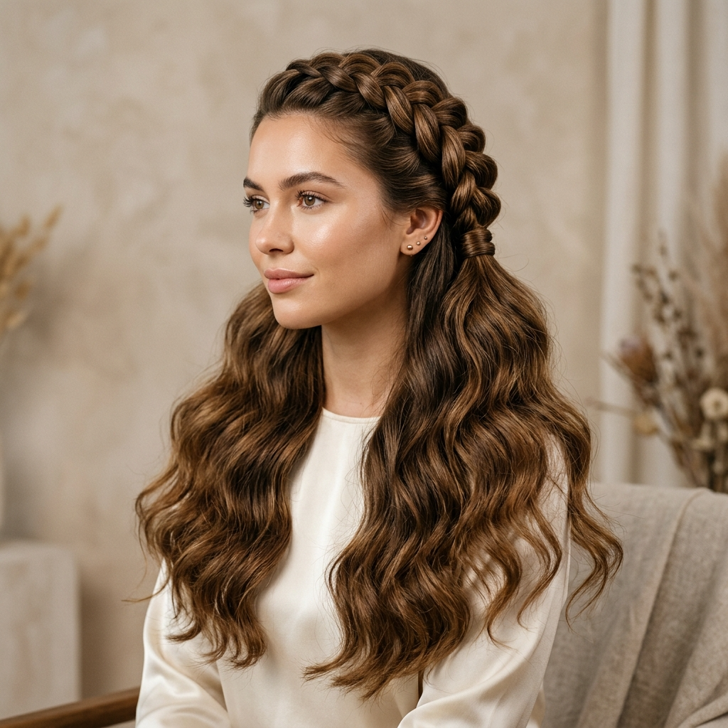 14. The Half-Up Braid