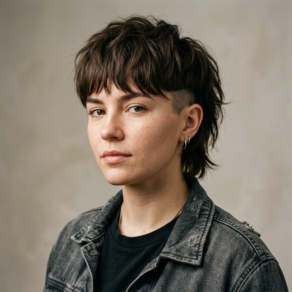 14. Wolf Cut with an Undercut