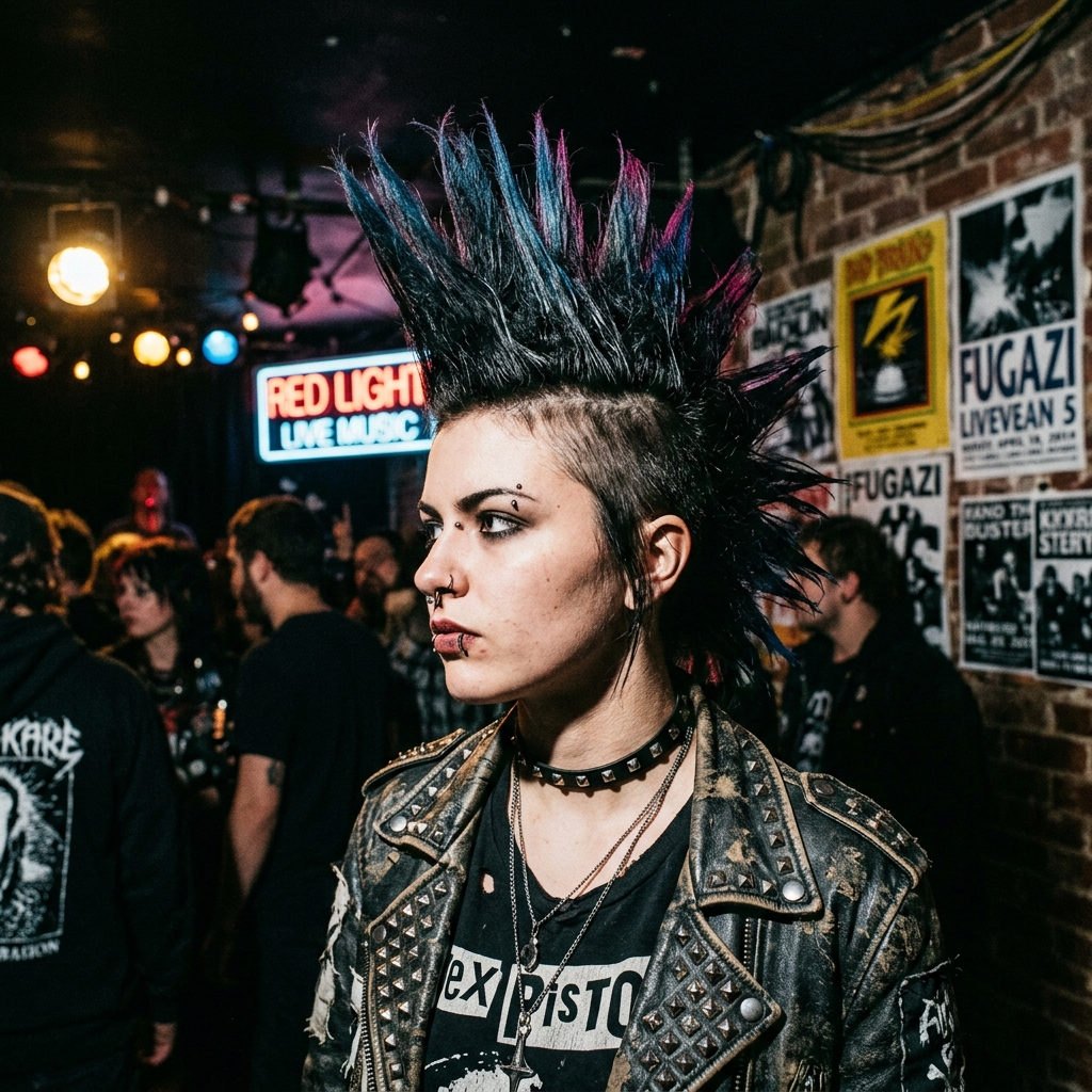15. Spiky Punk Mohawk