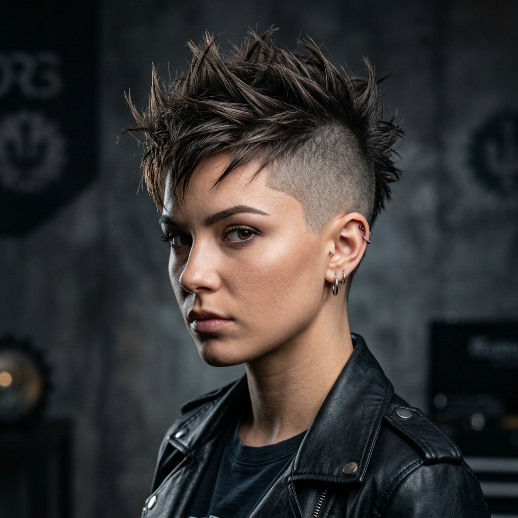 15. The Shaved-Side Spiky Crop