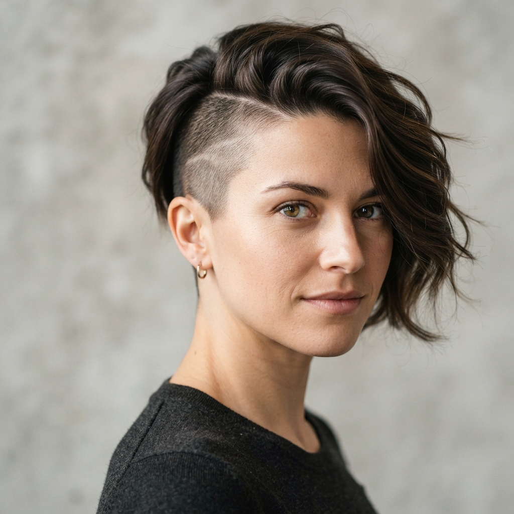 18. Asymmetrical Undercut Pixie